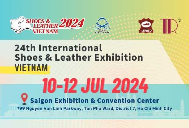 Expo for shoes machinery, leather, material and finished products, located in Ho Chi Minh City, Vietnam