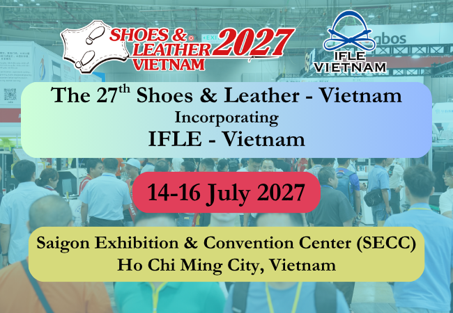 Shoe machinery expo, footwear material fair, leather fair, footwear products fair in Vietnam